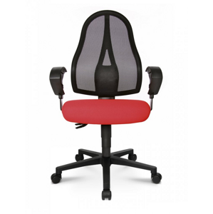 Ergonomická židle Topstar OPEN POINT SY s plochým sedákem — více barev G20 - černá