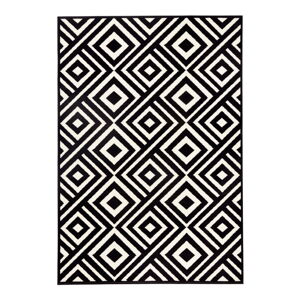 Černo-bílý koberec Zala Living Art, 70 x 140 cm