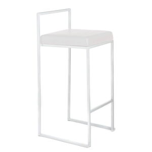 Bílé barové židle v sadě 2 ks 88 cm Dodo – Tomasucci