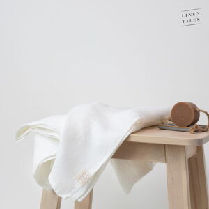 Bílý lněný ručník 125x75 cm - Linen Tales