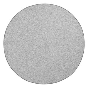 Kruhový koberec BT Carpet Wolly v šedé barvě, ⌀ 200 cm