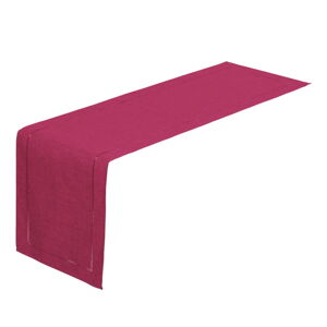 Fuchsiově růžový běhoun na stůl Casa Selección, 150 x 41 cm
