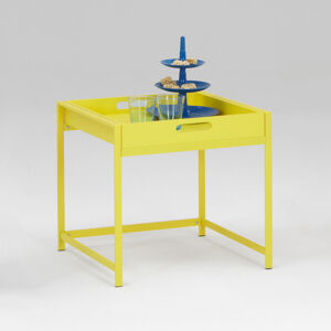 Idea Servírovací stolek ANNIKA žlutý