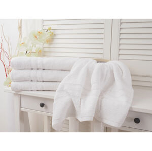 Bavlněný froté ručník Classic - Bílý Rozměr: 30 x 50
