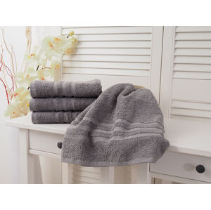 Bavlněný froté ručník Classic - Stříbrný Rozměr: 50 x 100