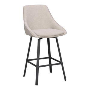 Béžové barové židle v sadě 2 ks (výška sedáku 65 cm) Alison – Rowico