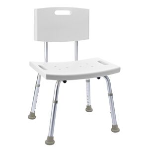 Ridder HANDICAP židle s opěradlem, nastavitelná výška, bílá