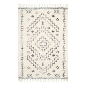 Krémově bílý koberec Think Rugs Aspen Geo, 80 x 150 cm