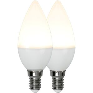Sada 2 ks LED žárovka E14 40W Star Trading Opaque Basic - bílá