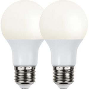Sada 2 ks LED žárovka E27 40W Star Trading Opaque Basic - bílá