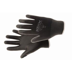 Nylonové rukavice PU BOUNCING BLACK - velikost 11