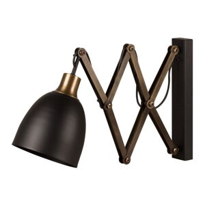 Nástěnné svítidlo v černé a bronzové barvě ø 16 cm Sivani – Opviq lights