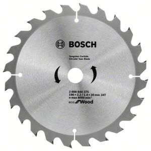 Pilový kotouč Bosch Eco for Wood 190 mm 24T 2608644375