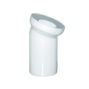 PB Připojovací WC koleno 22° x 110 mm - dopojovací odpadní koleno s manžetou