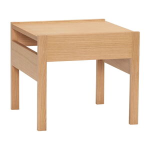 Odkládací stolek s deskou v dubovém dekoru 50x50 cm Forma – Hübsch