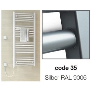 Korado ČR Koralux Linear Classic - E 1500 x 500 mm, barva Silber (code 35) - elektrický přímotopný radiátor