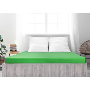 Prostěradlo Jersey česaná bavlna MAKO - Jarní zelená Rozměr: 90 x 200