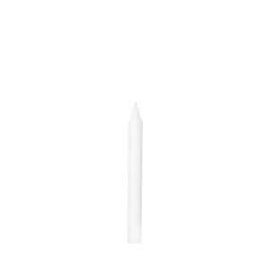 Krátká svíčka průměr 2,1 cm doba hoření 8 h Broste RUSTIC - bílá