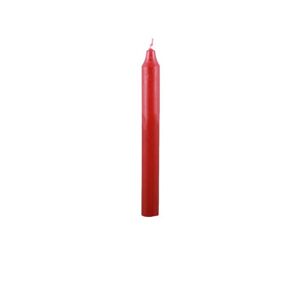 Krátká svíčka průměr 2,1 cm doba hoření 8 h Broste RUSTIC - červená