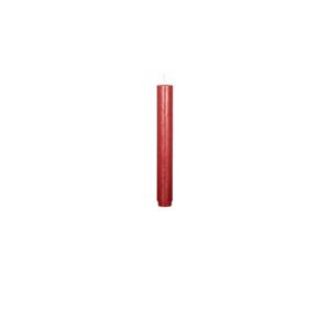 Krátká svíčka průměr 2,6 cm doba hoření 12 h Broste RUSTIC - červená