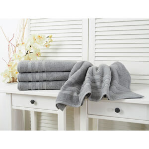 Bavlněný froté ručník Standard - Dark grey Rozměr: 50 x 100