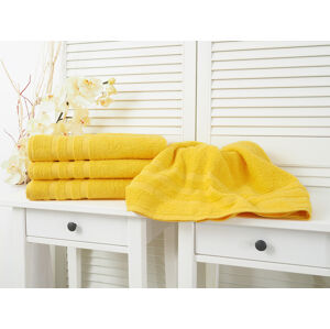 Bavlněný froté ručník Standard - Yellow Rozměr: 50 x 100