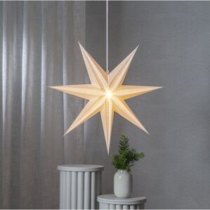 Světelná papírová hvězda průměr 60 cm Star Trading   Star Point - bílá