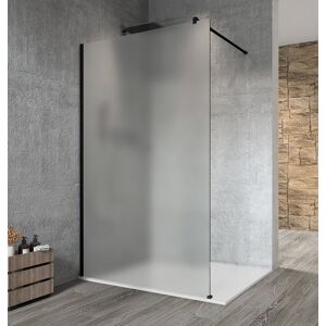 Gelco VARIO BLACK jednodílná sprchová zástěna k instalaci ke stěně, matné sklo, 900 mm - SET(GX1490/1ks, GX1014/1ks)
