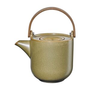 Porcelánová konvice na čaj 500 ml COPPA MISO ASA Selection - olivová
