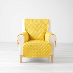 Žlutý ochranný potah na křeslo 165 cm Lounge – douceur d'intérieur