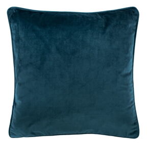 Tmavě modrý polštář Tiseco Home Studio Velvety, 45 x 45 cm