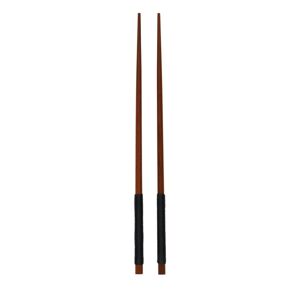 Sada 2 párů dřevěných hůlek WOOD DARK ASA Selection - hnědá