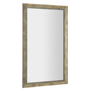 Sapho DEGAS zrcadlo v dřevěném rámu 716x1216mm, černá/starobronz