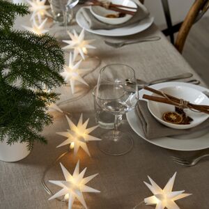 Světelný LED řetěz s hvězdami délka 210 cm Star Trading December - bílý