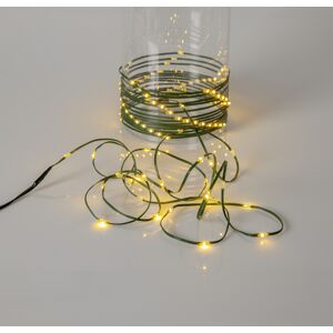 Venkovní světelný LED řetěz 96 světýlek délka 7,2 m Star Trading Rosy Micro - zelený