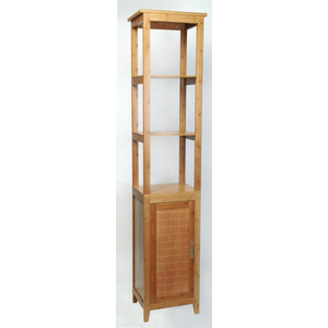 Eisl Koupelnový regál se skříňkou Bambus 380 x 1900 x 280 mm