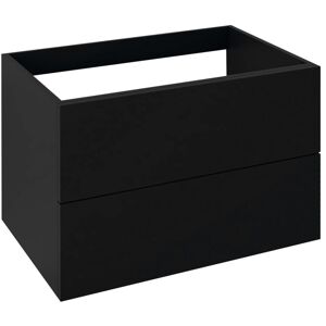 Sapho TREOS skříňka zásuvková 75x53x50,5cm, černá mat