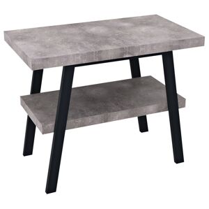 Sapho TWIGA umyvadlový stolek 100x72x50 cm, černá mat/cement - SET(VC442/1ks, AV107/1ks, AV997/1ks)