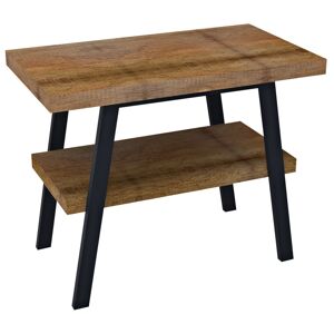 Sapho TWIGA umyvadlový stolek 100x72x50 cm, černá mat/old wood - SET(VC442/1ks, AV108/1ks, AV998/1ks)