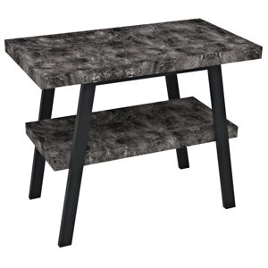 Sapho TWIGA umyvadlový stolek 100x72x50 cm, černá mat/štípaný kámen - SET(VC442/1ks, AV109/1ks, AV999/1ks)
