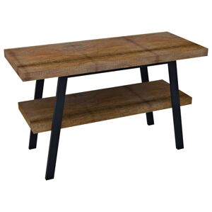 Sapho TWIGA umyvadlový stolek 110x72x50 cm, černá mat/old wood - SET(VC453/1ks, AV118/1ks, AV1108/1ks)