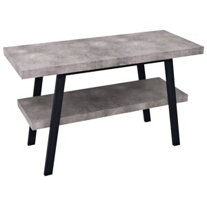 Sapho TWIGA umyvadlový stolek 130x72x50 cm, černá mat/cement - SET(VC453/1ks, AV137/1ks, AV1127/1ks)