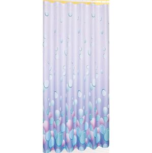 Aqualine Sprchový závěs 180x180cm, 100% polyester, světle fialová