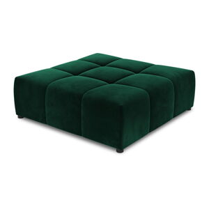 Zelený sametový modul pohovky Rome Velvet - Cosmopolitan Design
