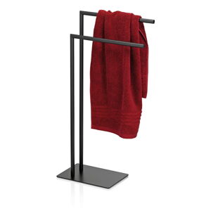 Černý kovový stojan na ručníky Kela Style