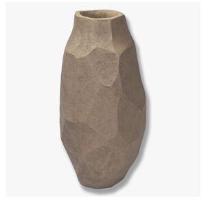 Béžová váza z polyresinu 18 cm Nuki – Mette Ditmer Denmark
