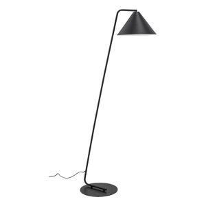 Černá stojací lampa s kovovým stínidlem (výška 165 cm) Latisha – Bloomingville