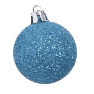 Modré vánoční ozdoby v sadě 12 ks Casa Selección, ⌀ 4 cm