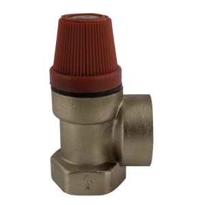 Eco produkty Pojišťovací topenářský ventil 1/2" x 1/2" x 8 BAR (pojistný ventil 1/2")