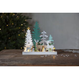 Bílá světelná dekorace s vánočním motivem Reinbek – Star Trading